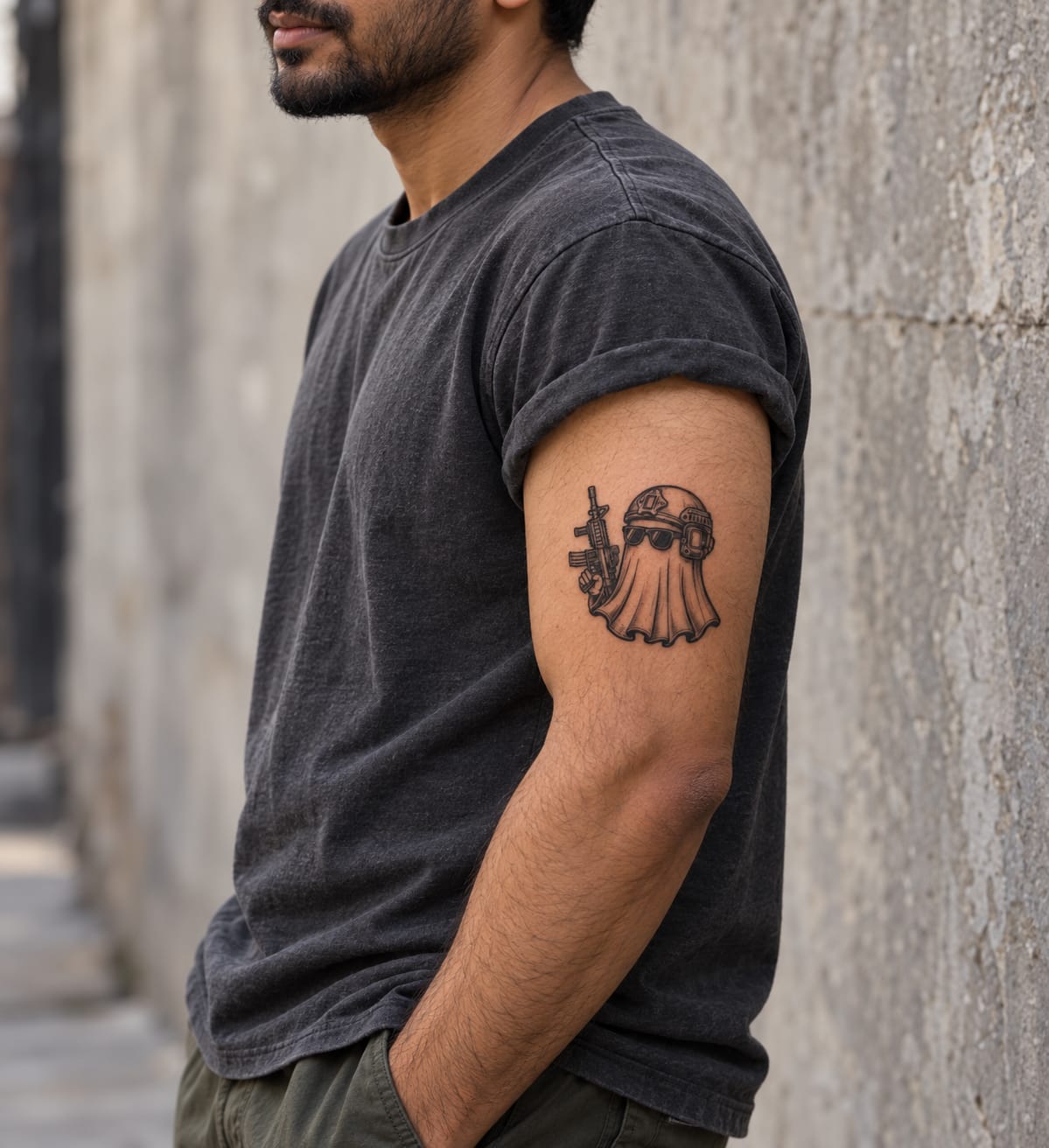 Ghost Warrior Tattoo