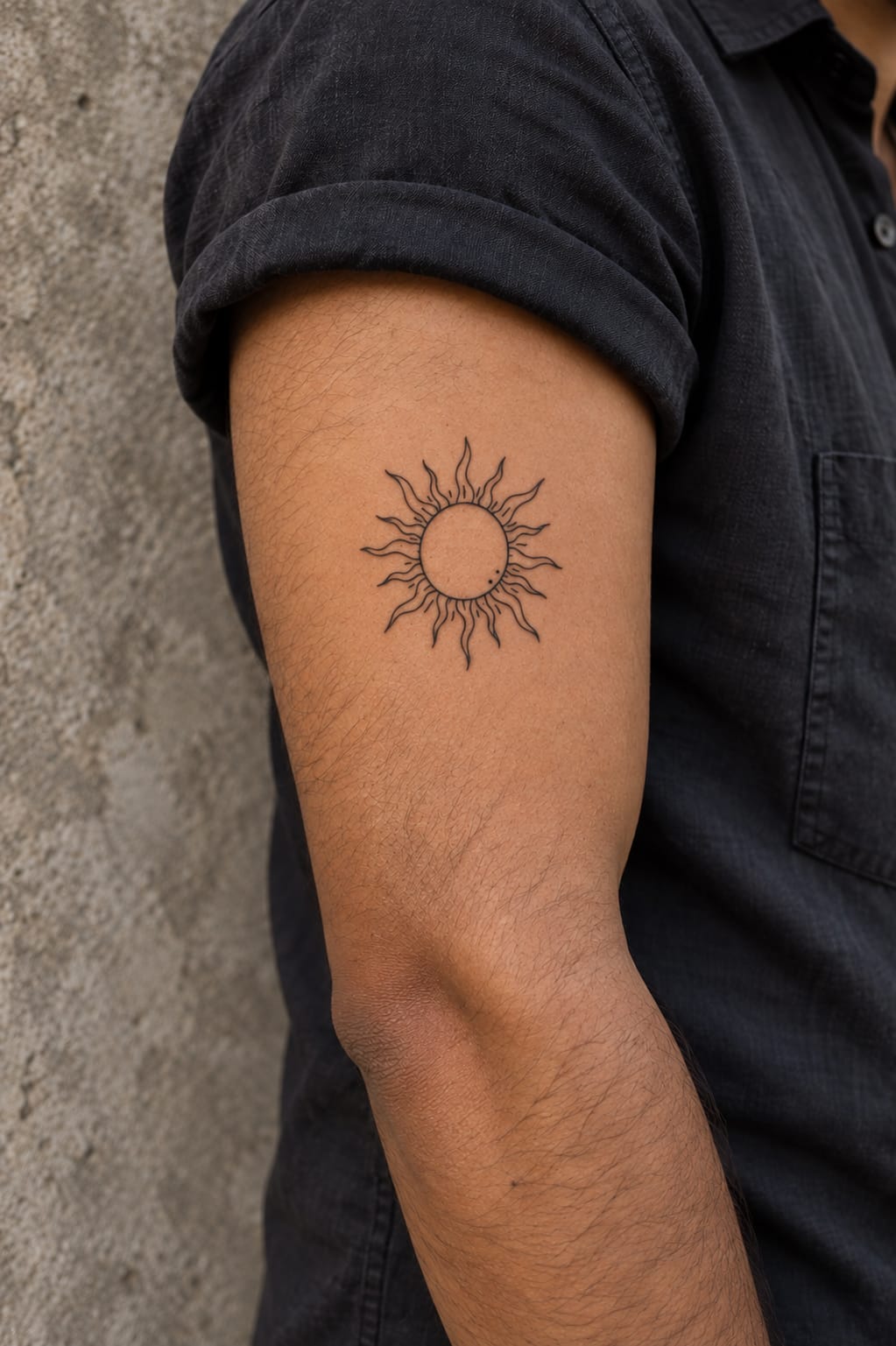 Radiant Sun Tattoo
