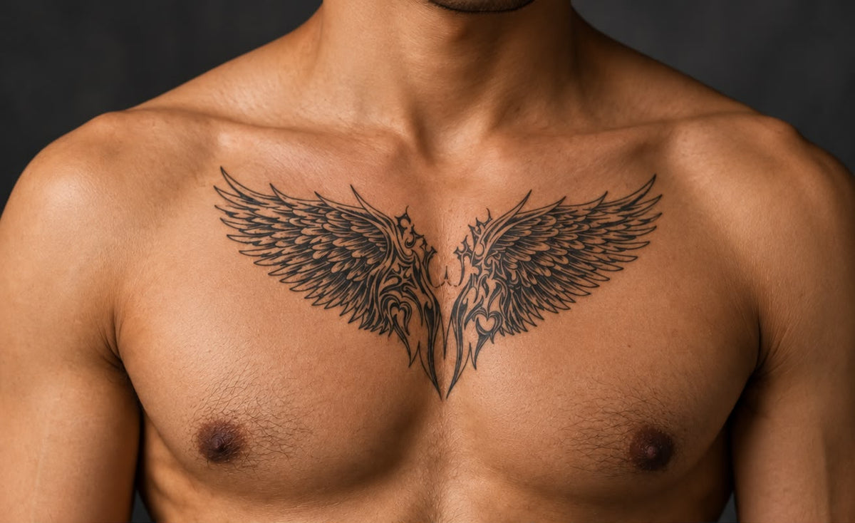 Large Angel Wings Tattoo