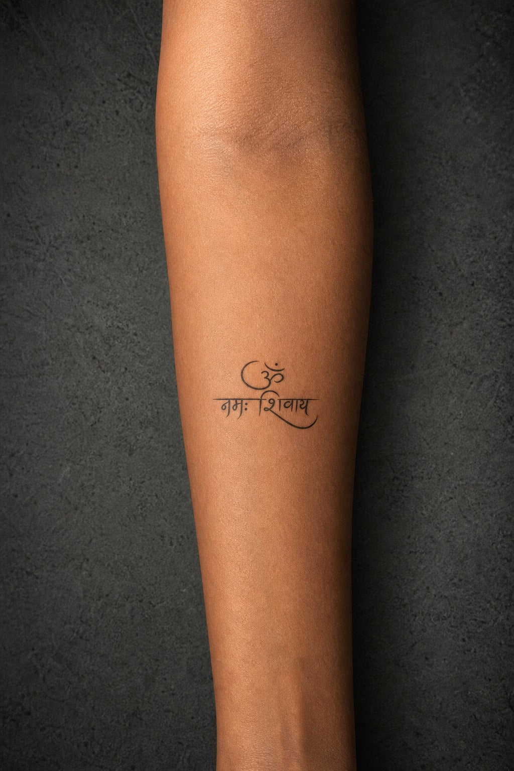 Om Shivaya Reverence on skin
