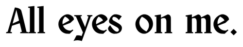 All Eyes Statement design