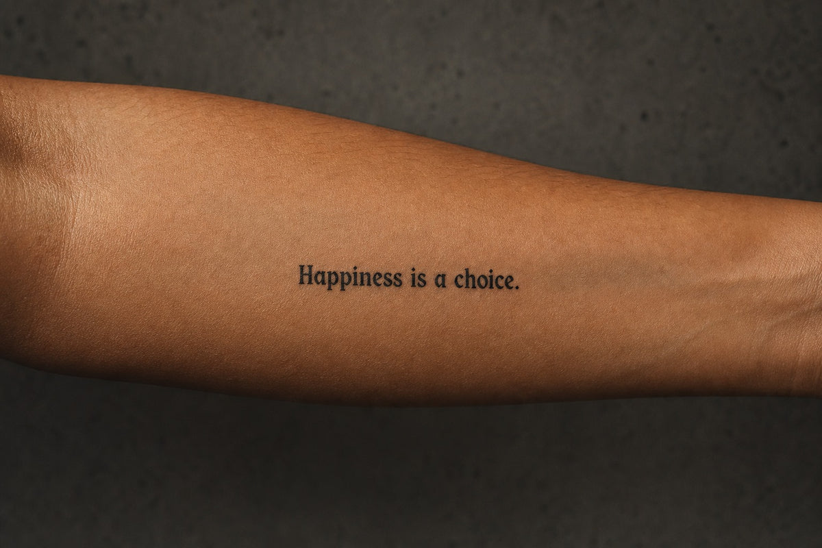 Choice of Joy Script on skin
