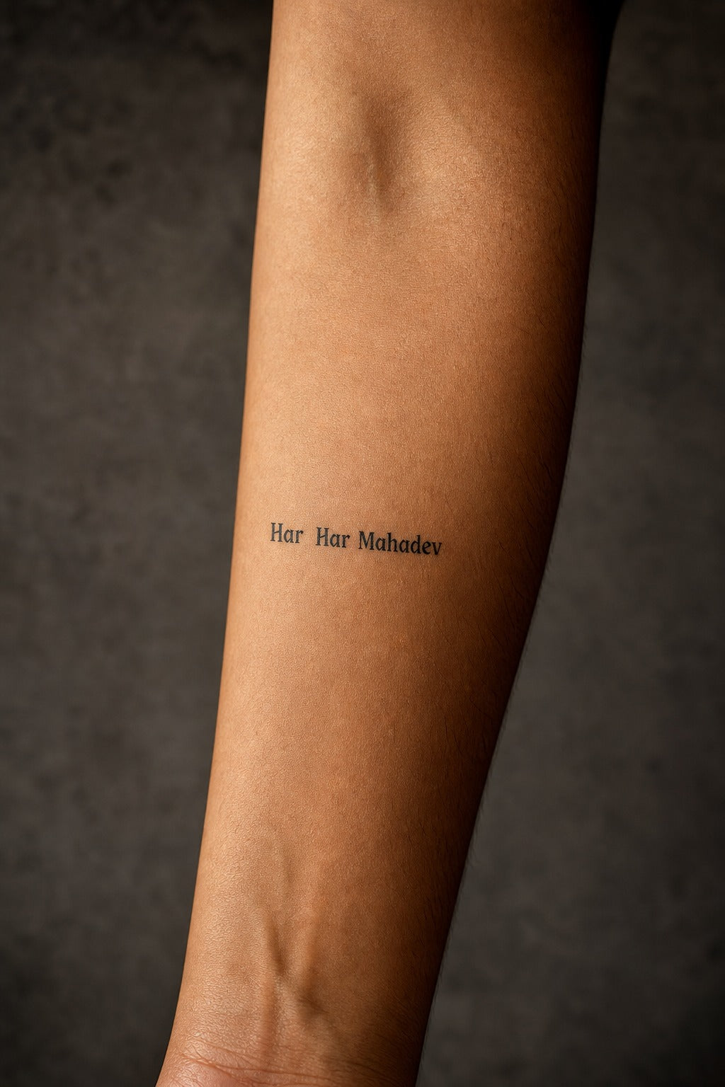 Mahadev's Chant on skin