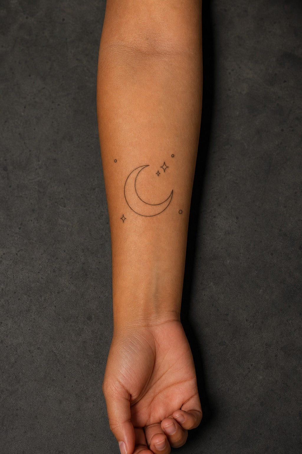 Lunar Serenity on skin
