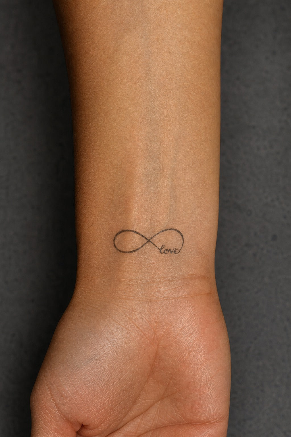 Infinite Love Embrace on skin