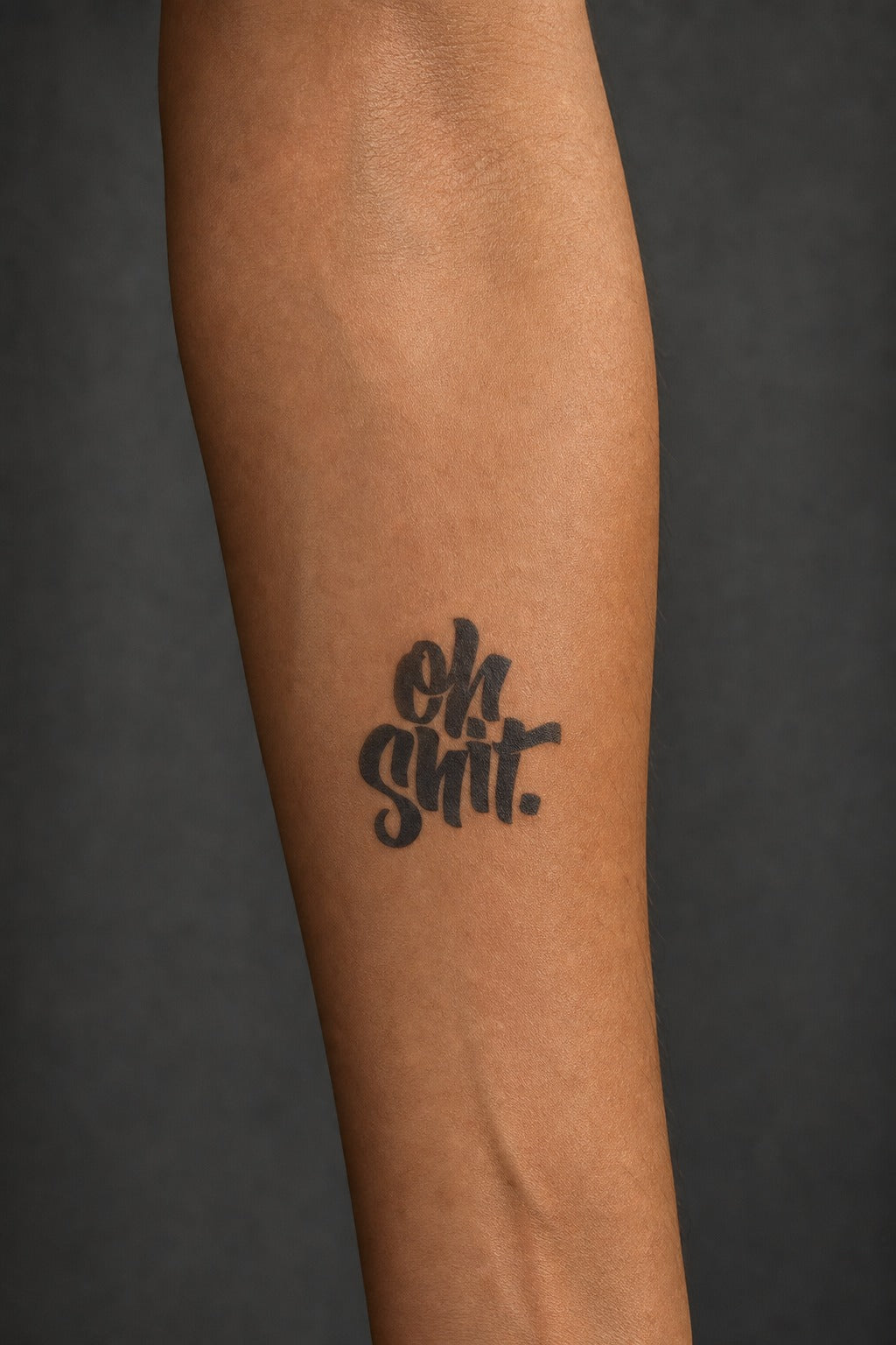 Bold Exclamation on skin