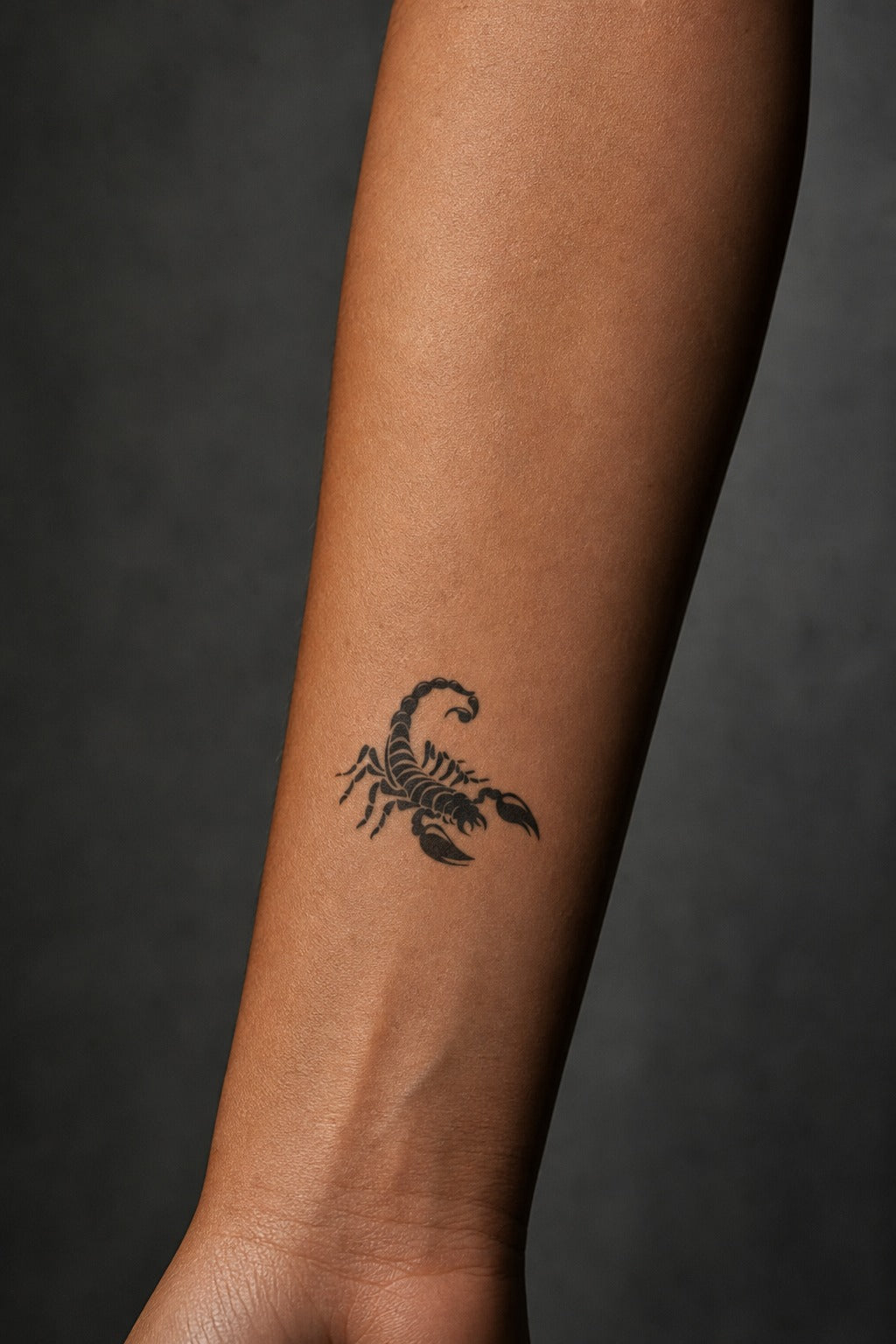 Scorpion's Embrace on skin