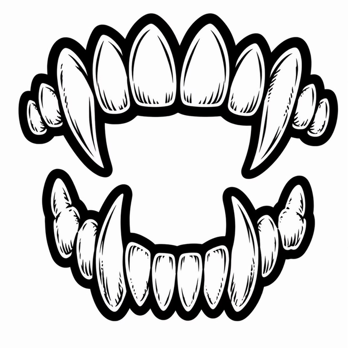 Vampire's Grin design