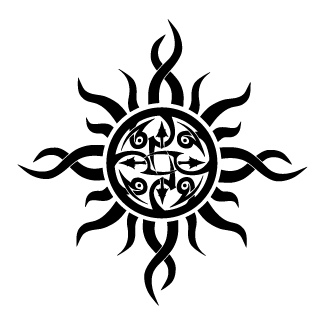Eternal Sun Mandala design