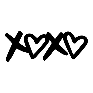XOXO Heartbeat Hug design
