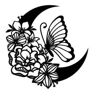 Lunar Bloom Serenity design