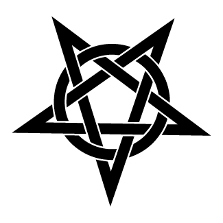 Eternal Knot Pentacle design