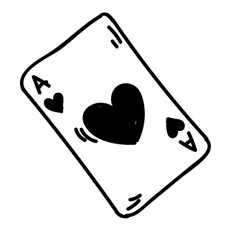 Ace of Hearts Classic design