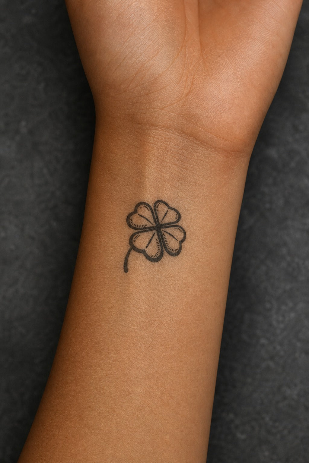 Fortune's Four Leaves on skin