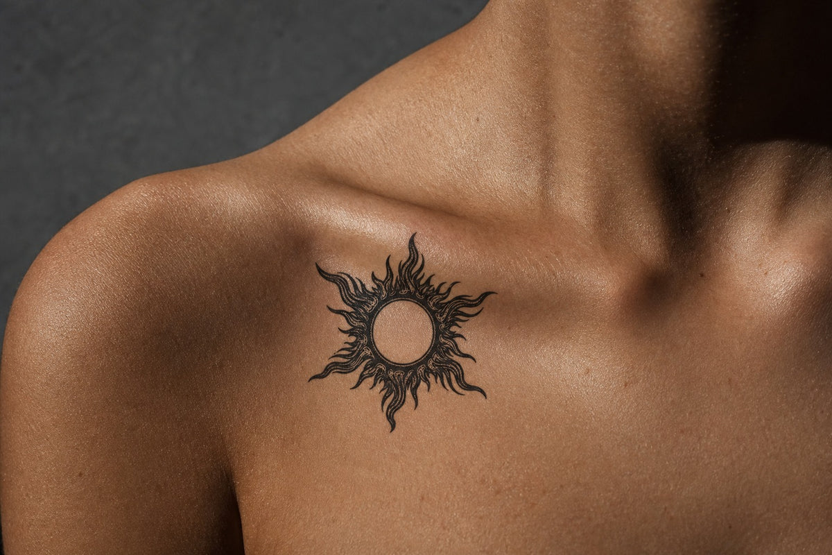 Eternal Solar Flame on skin