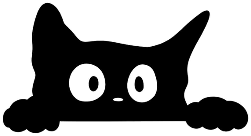 Curious Shadow Cat design