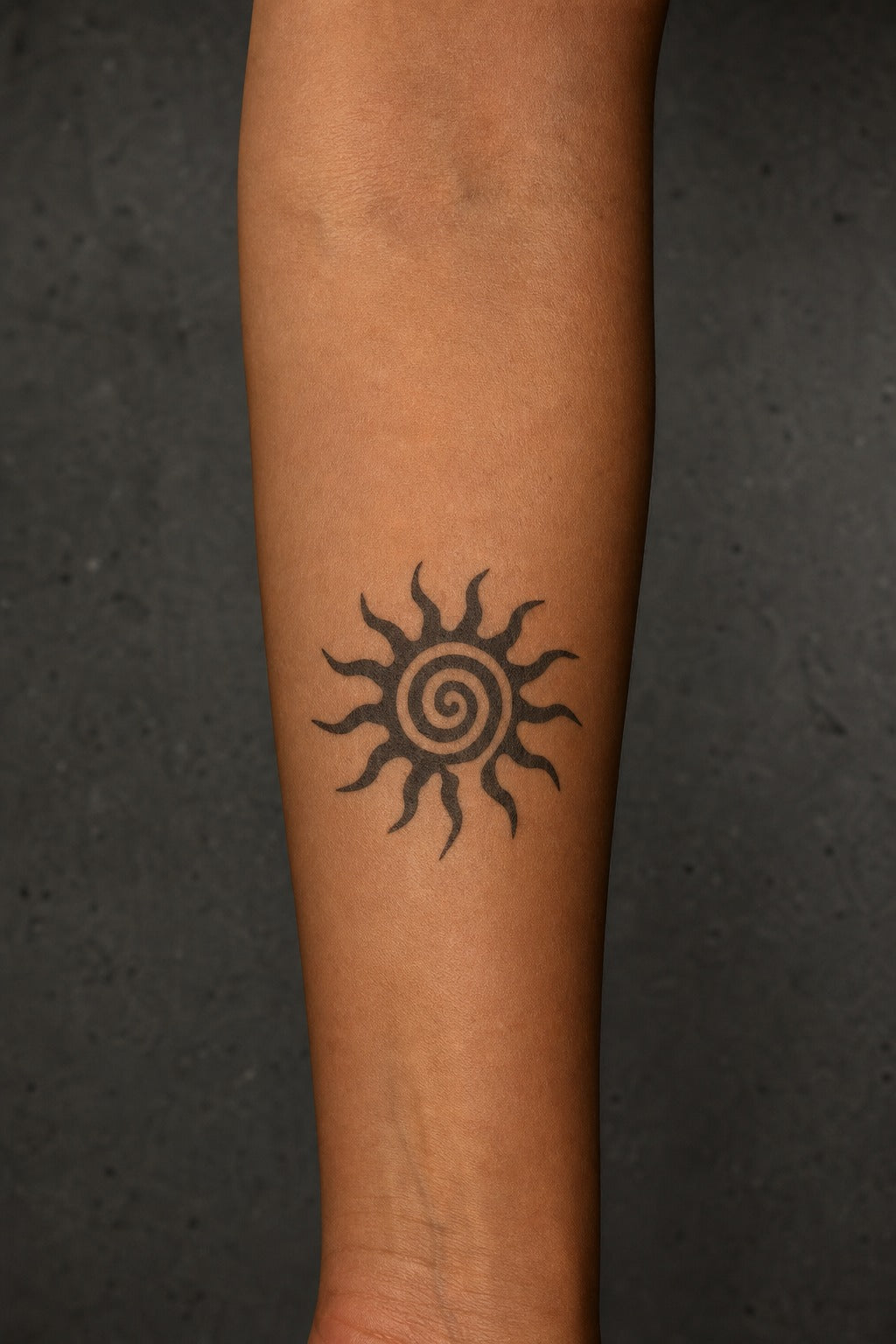 Solar Spiral Essence on skin