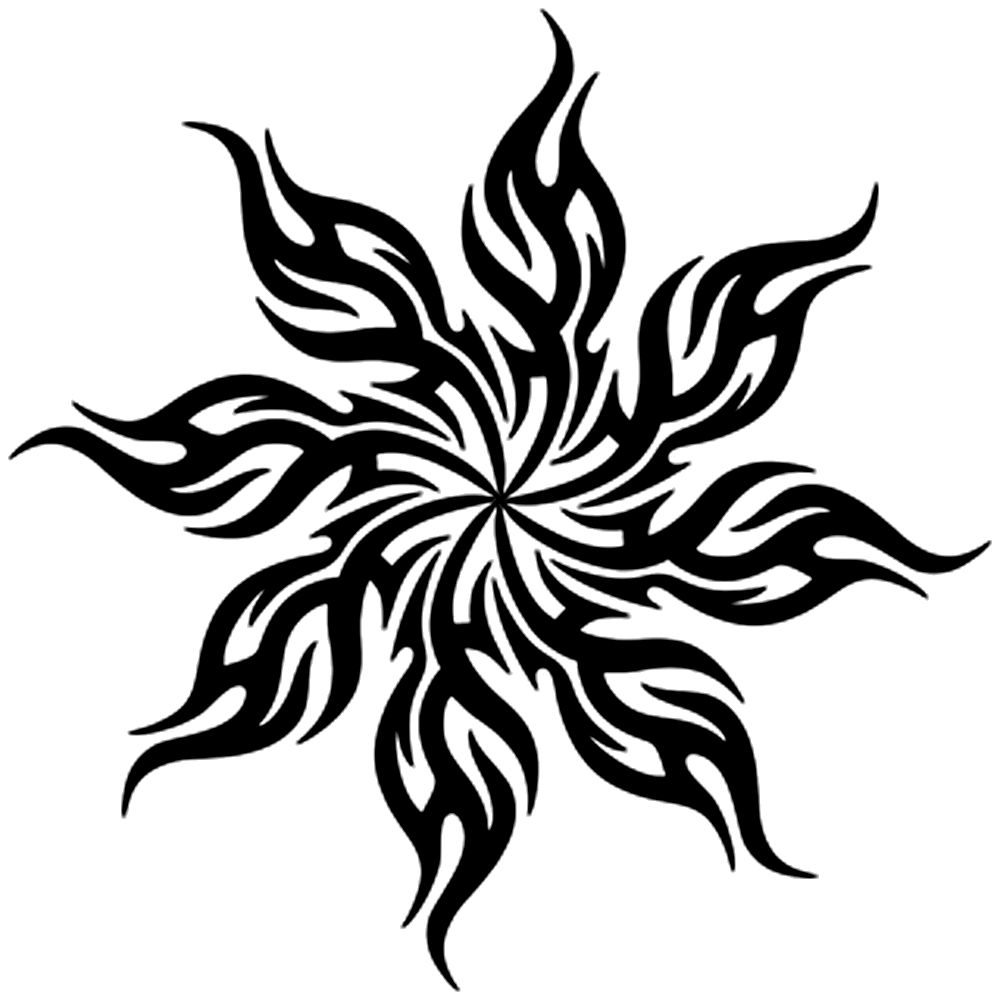 Eternal Flame Mandala design