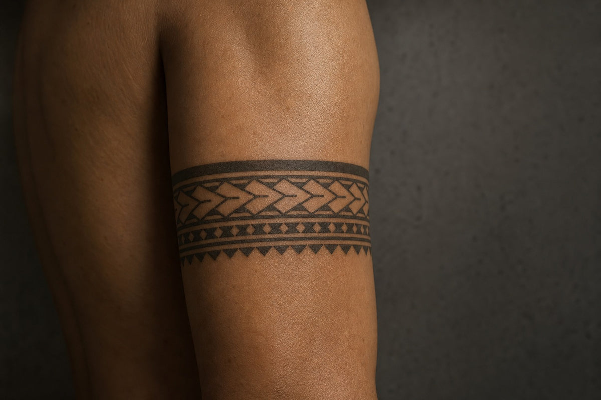 Tribal Unity Band on skin