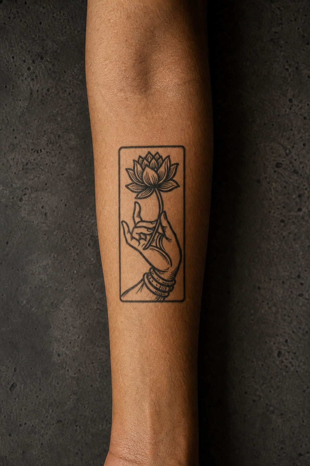Divine Lotus Grace on skin