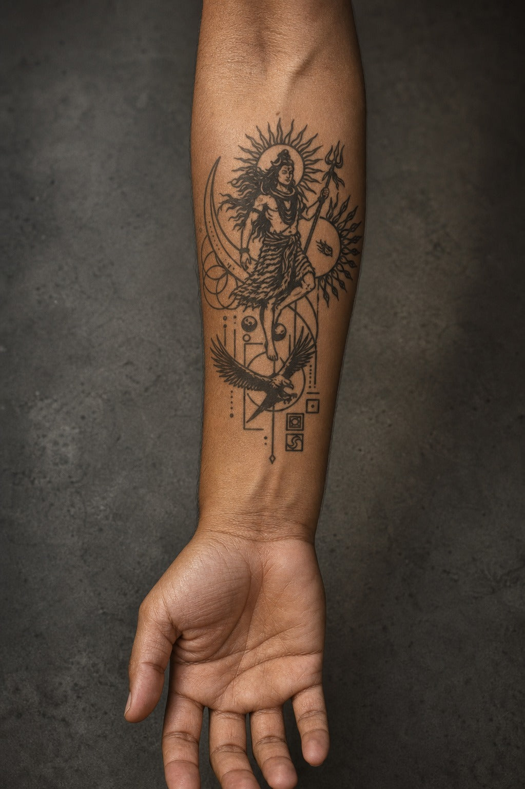 Celestial Divine Warrior on skin