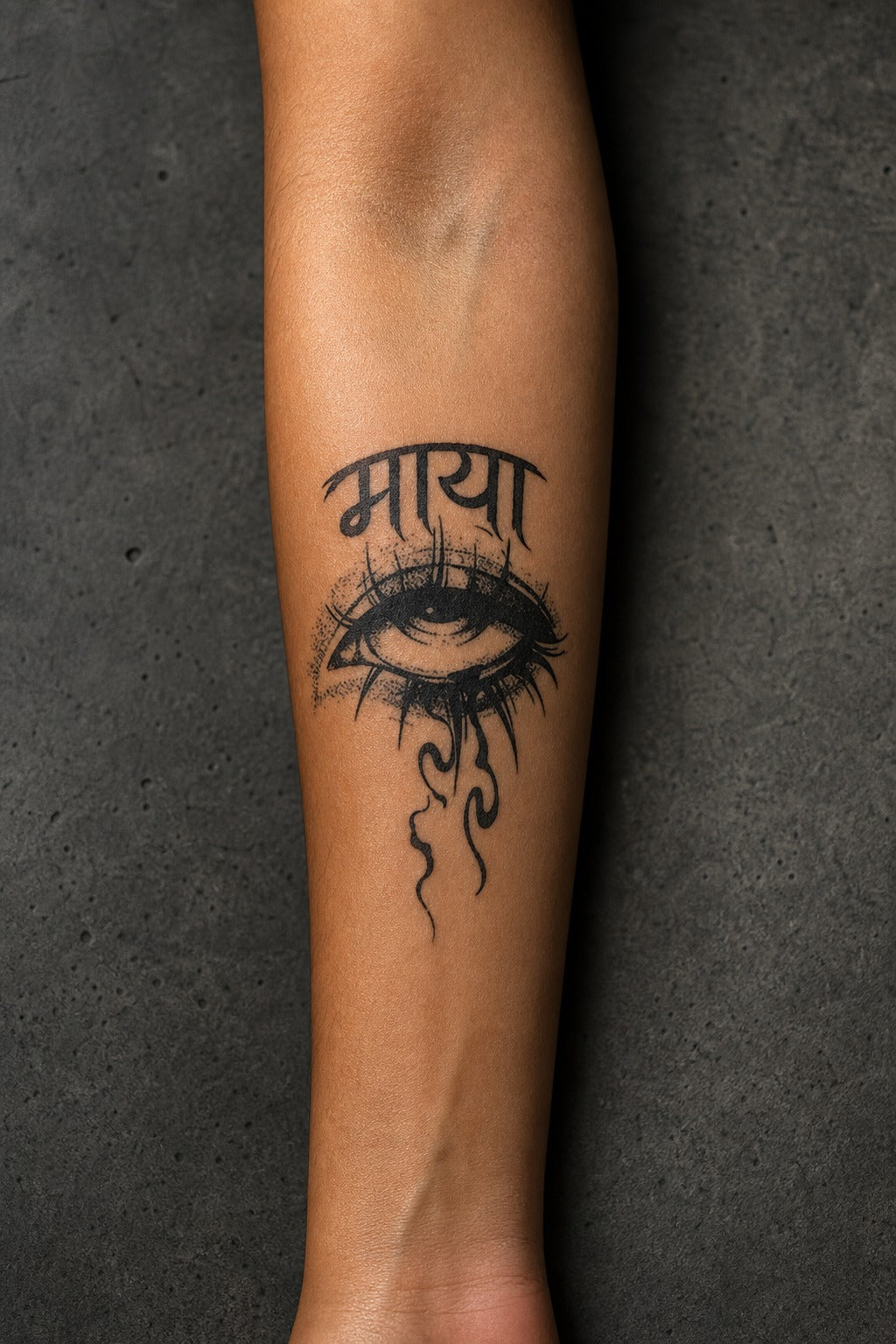 Mystic Eye of Maya on skin