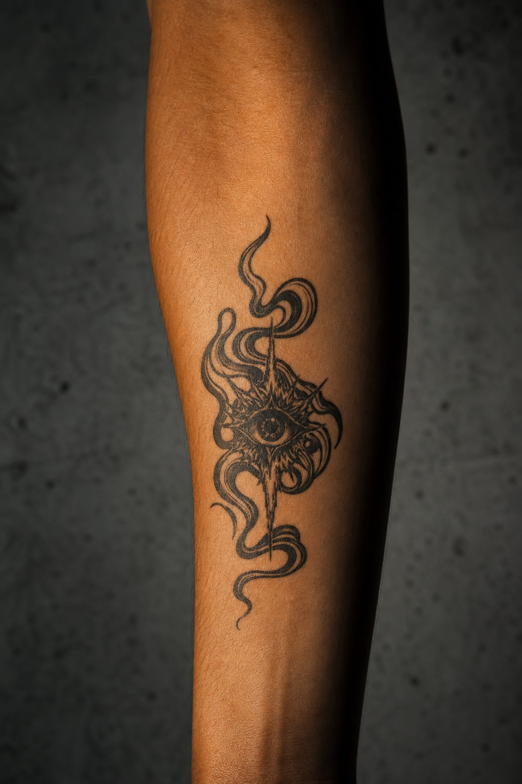 Mystic Eye of Insight on skin
