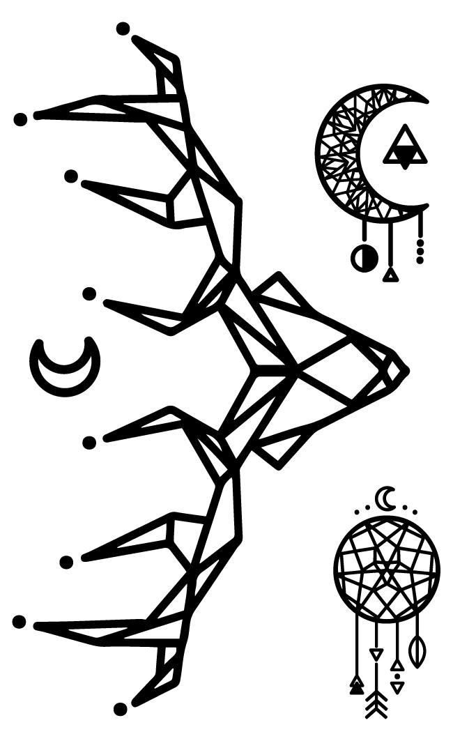 Lunar Geometric Dreamscape design