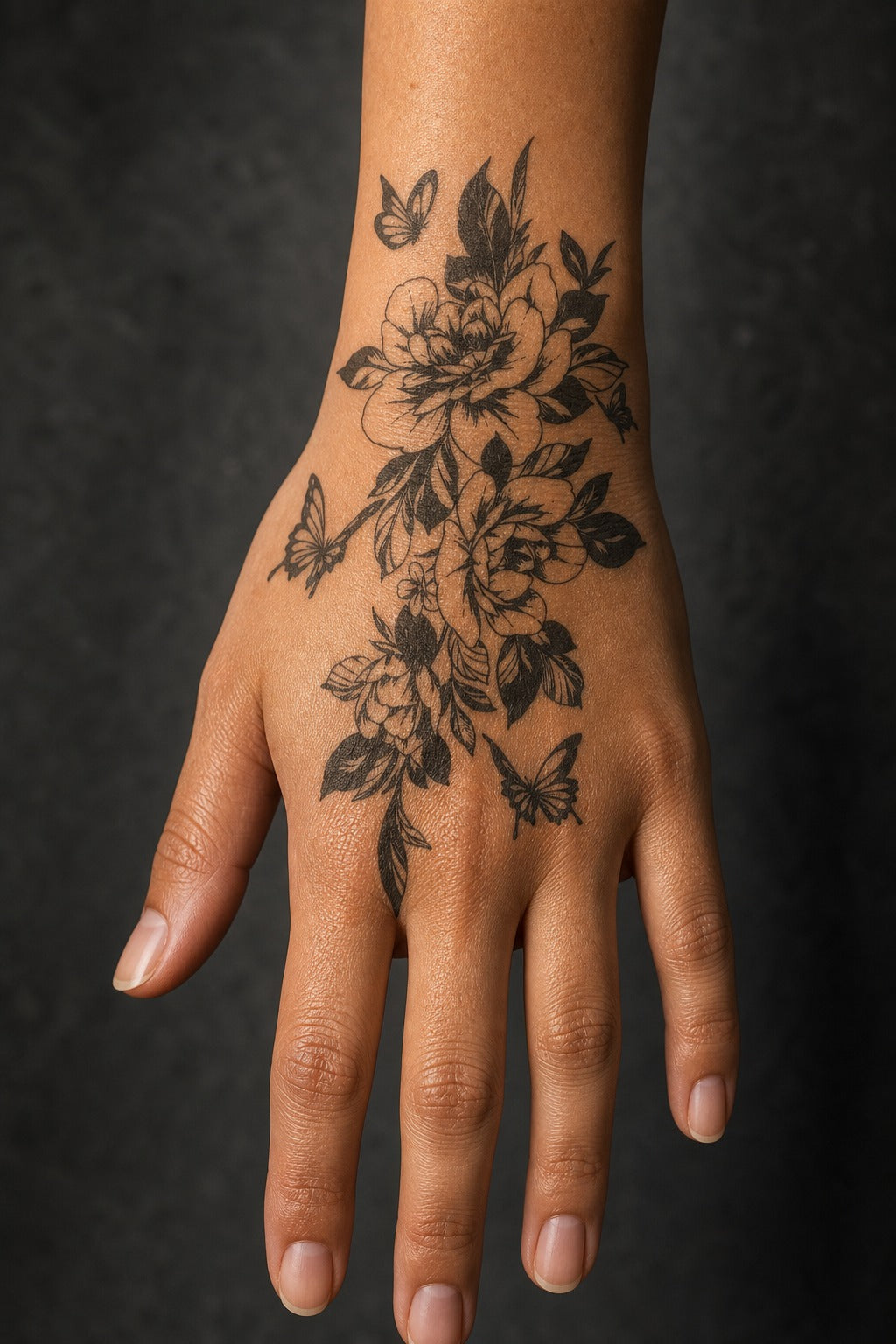 Ethereal Bloom Symphony on skin