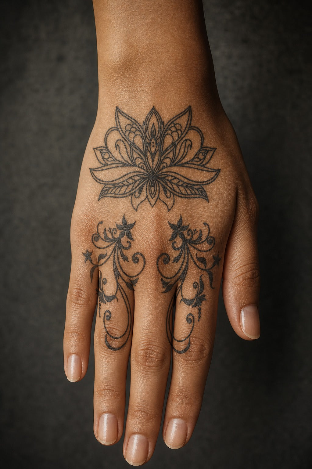 Ethereal Lotus Flourish on skin