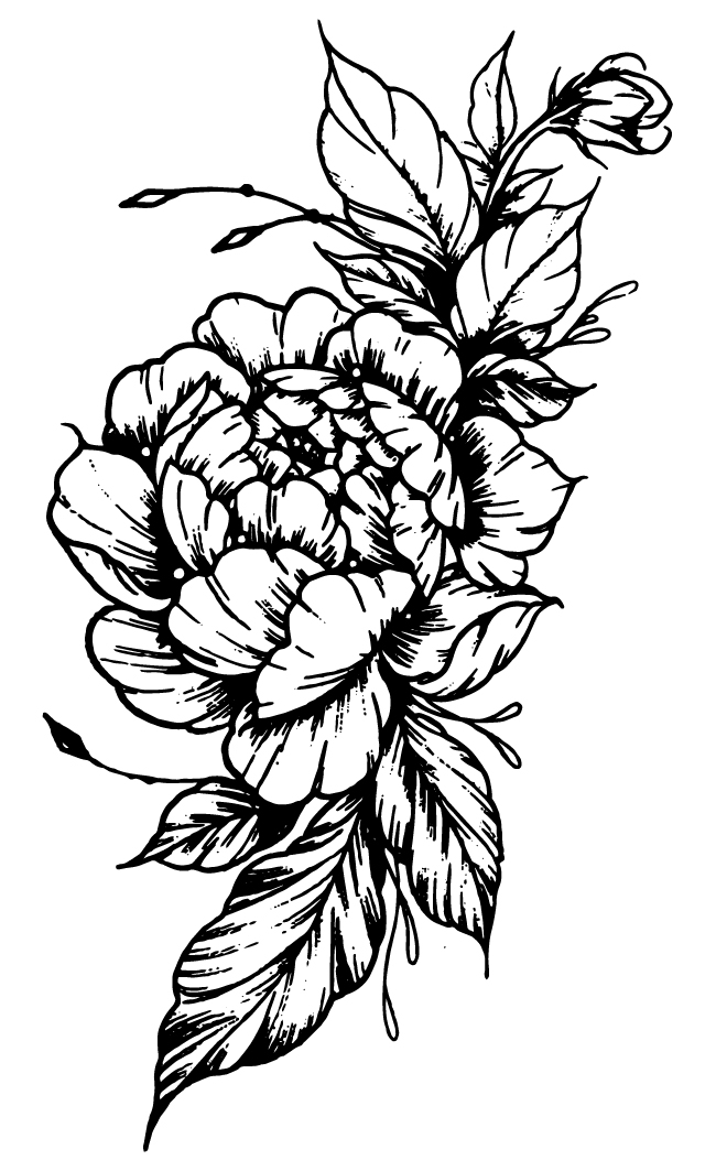 Eternal Peony Bloom design