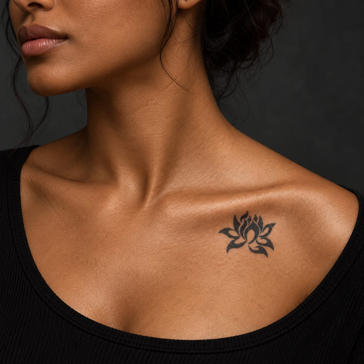 Flame Lotus Tattoo